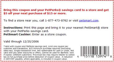 Petsmart Printable Coupons