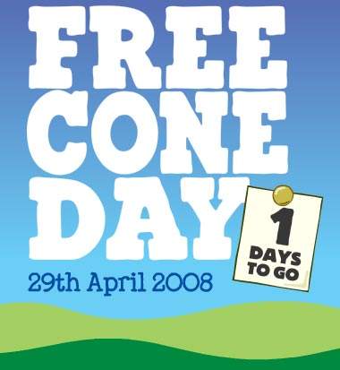 free cone day