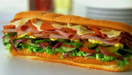 Subway Footlong Sub