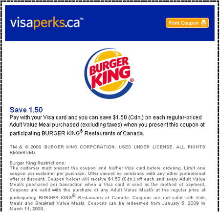 Burger King Coupons