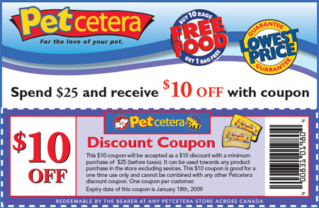 grocery coupons canada. Canadian Coupons: Petcetera