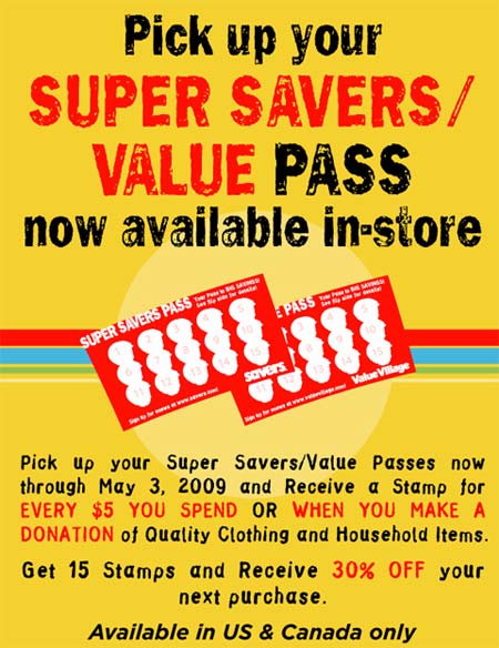 Value Village Coupon