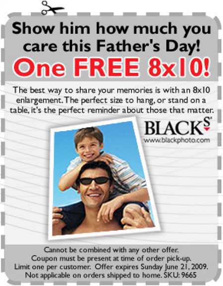 Blacks Canada Photography Coupon