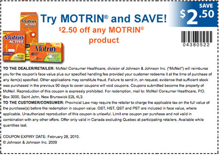 Motrin Canada