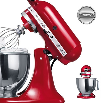 Kitchen  Appliances on E5802fcf Kitchenaid Mixer Red Logo Img2 Rot