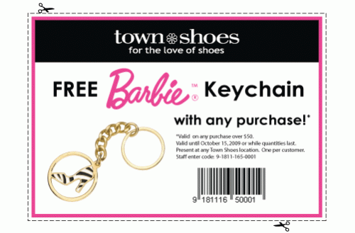 Town Shoes Barbie