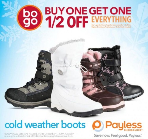 bogo sale payless