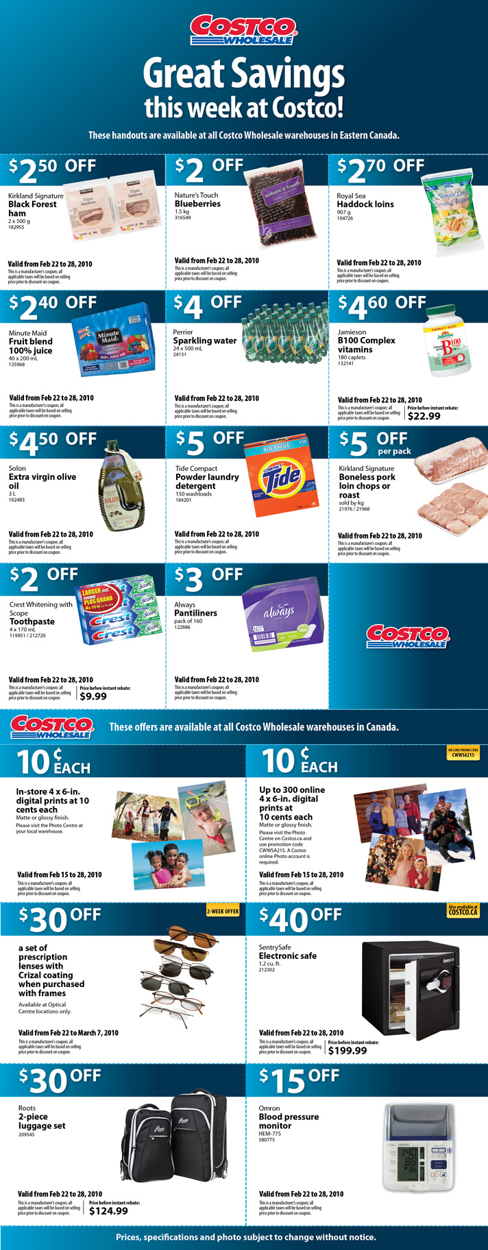 This Week s Costco Instant Savings Coupons Feb 22 Feb 28 2010 