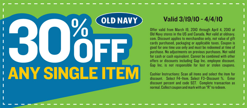 old navy printable coupons april 2011. a high value coupon from
