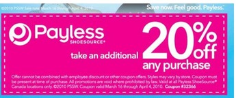 payless printable coupons