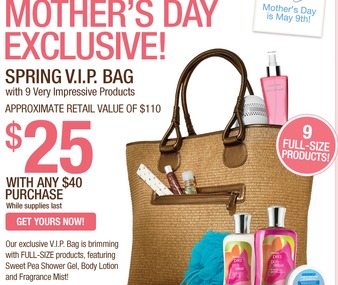 Bath and body works spring online bag