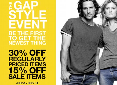 gap printable coupons