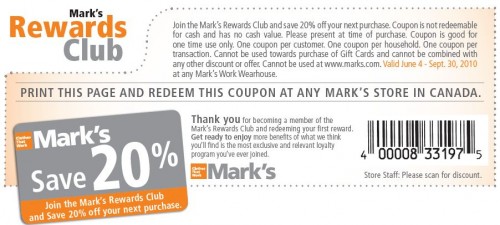 Where can you find flyers for Mark's Work Wearhouse?