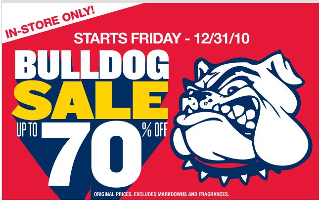 Aeropostale Bulldog Sale