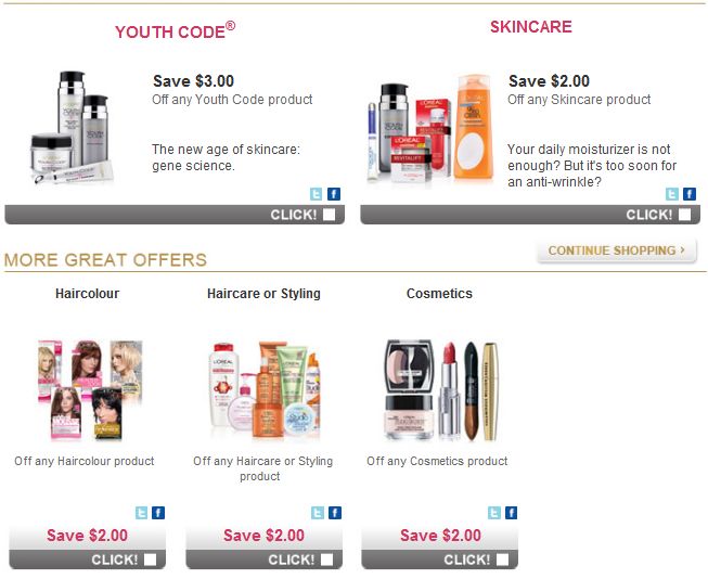 Websaver Ca 11 In New Loreal Paris Coupons Canadian Freebies 