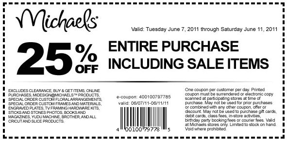 Michaels Canada: Save 25% Off Your Michaels Purchase *Printable Coupon ...