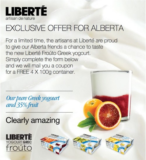 Liberte Yogurt Coupon Canada