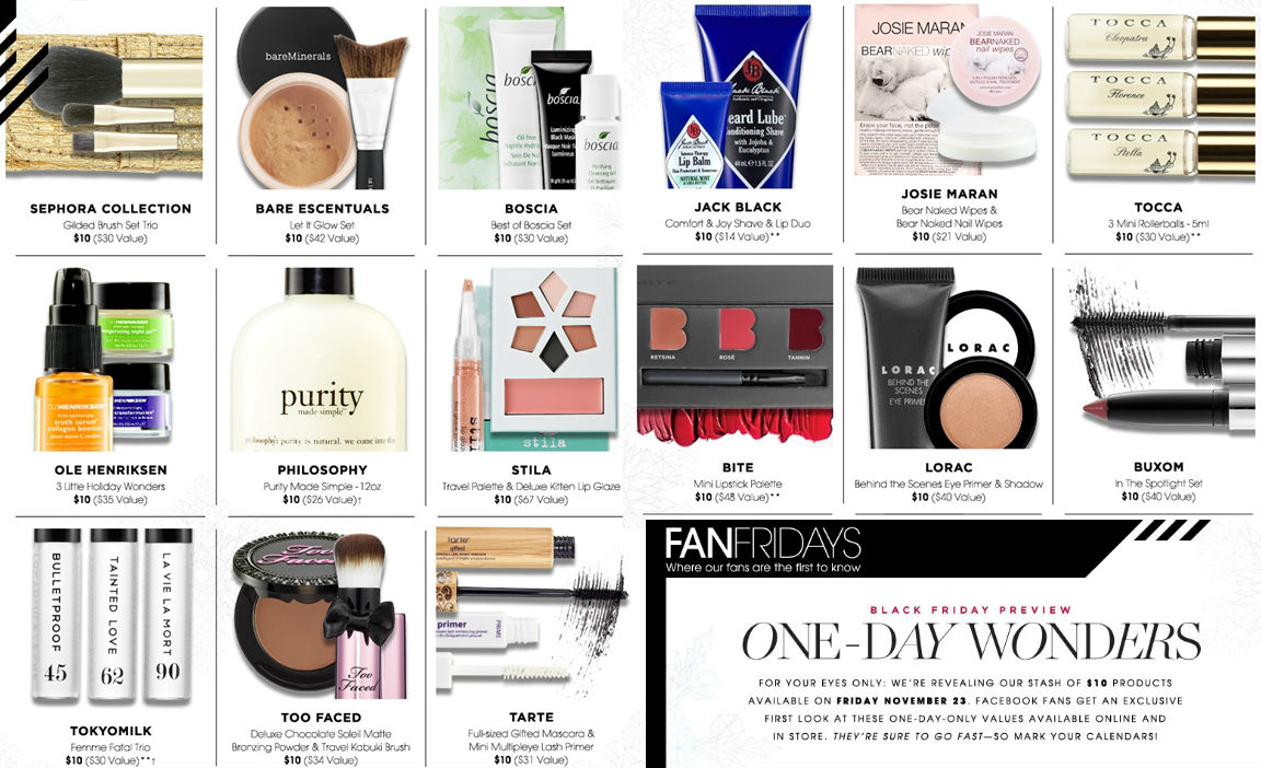 Sephora Canada Black Friday Sale Sets Preview Canadian Freebies