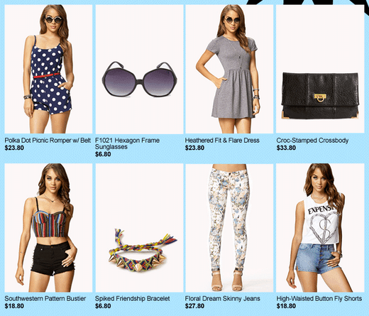 Forever 21 Canada Day Coupons: â€œFree Shippingâ€ No Minimum!