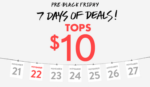 Forever 21 Canada Pre-Black Friday 2013, 7 Days of Deals: Todayâ€™s ...