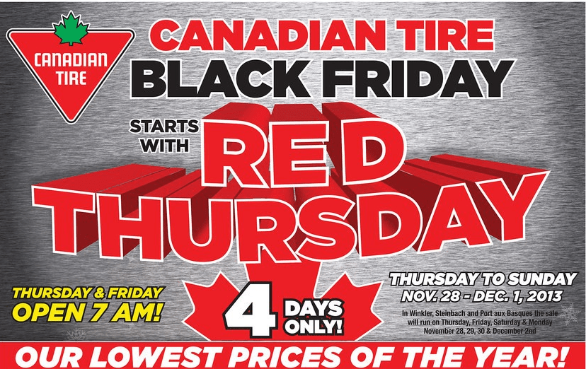 Canadian Tire Black Friday Flyer & Deals 2013 | Canadian Freebies