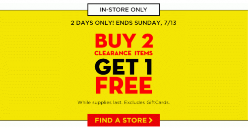 Old Navy Clearance Sale Buy Two Get One Free In-Store â€” Canadian ...