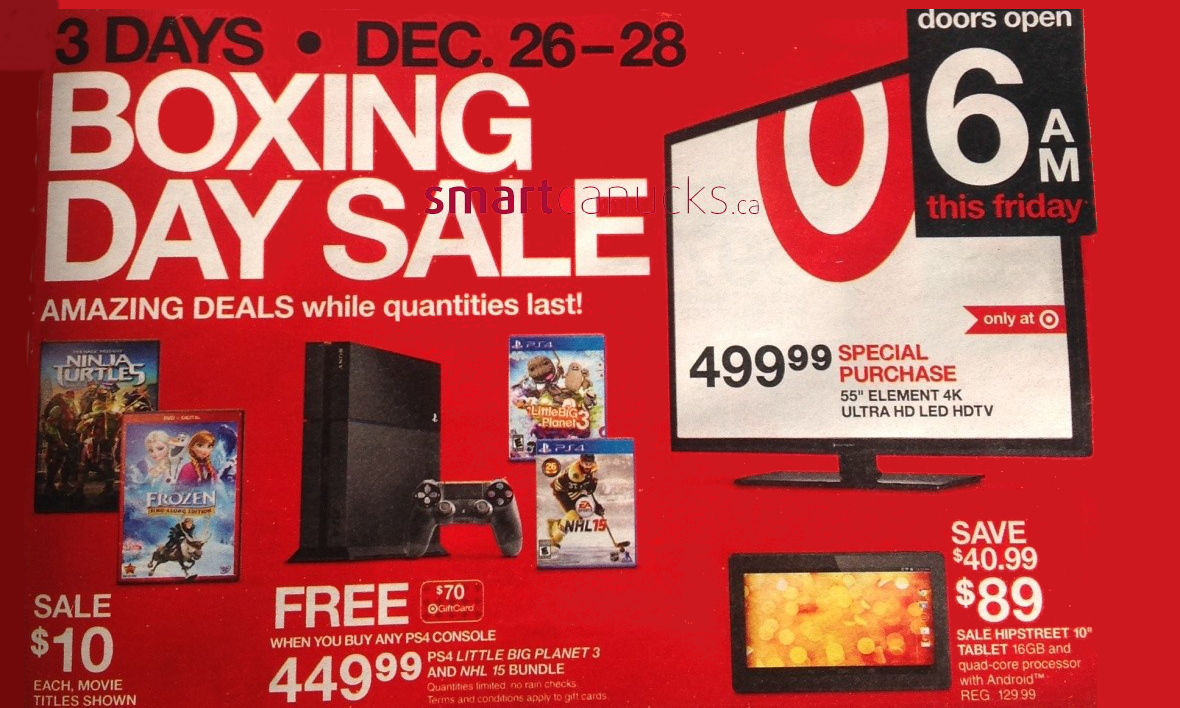  Boxing Week flyer for you: Target! Thanks Arch Dandy! View Target ...