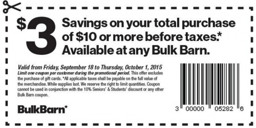 Bulk Barn Canada Coupons