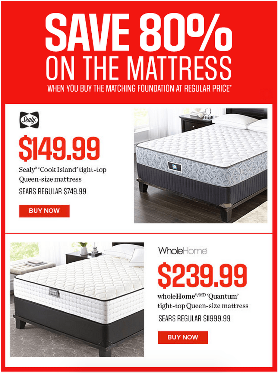 Sears Mattress Sears Mattress Box Spring And Bed Frame Used For