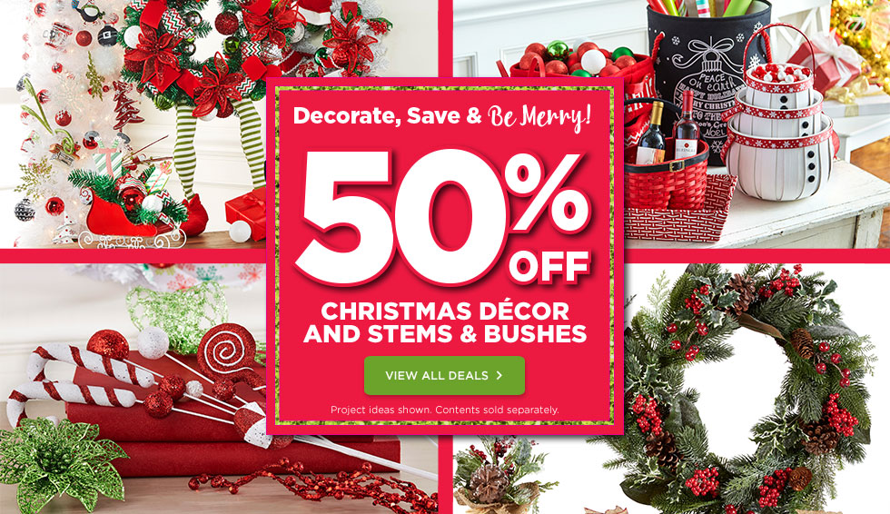 Michaels Canada Deals 50% Off Christmas Decor, Plus 50% Off One