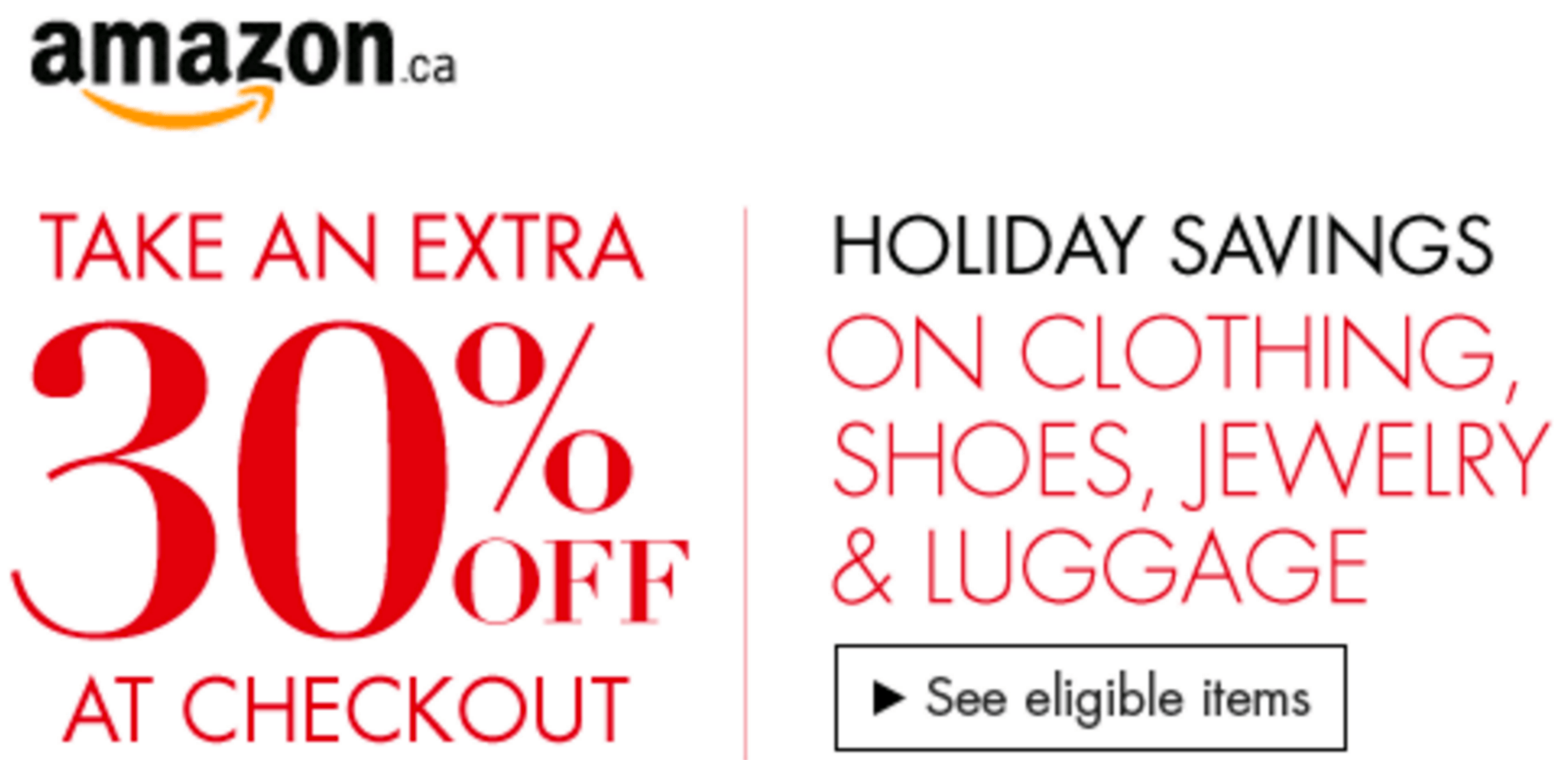 Amazon Canada Holiday Savings Event Take An Extra 30 Off On Clothing