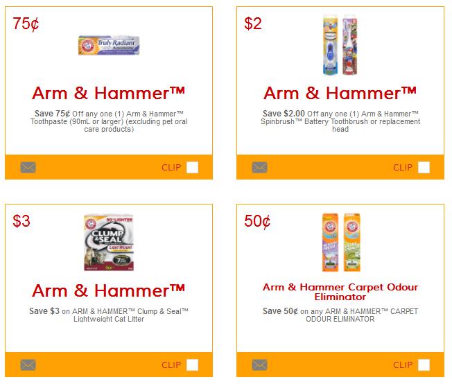 Canadian Coupons: Save $3 on Arm Hammer Clump Seal Cat Litter