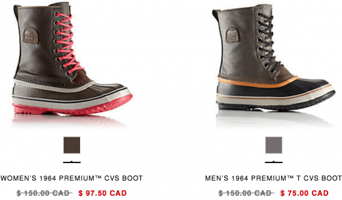 Sorel Footwear Canada Fall Clearance Sale on Men’s, Women’s & Children’s Boots and Apparel ...
