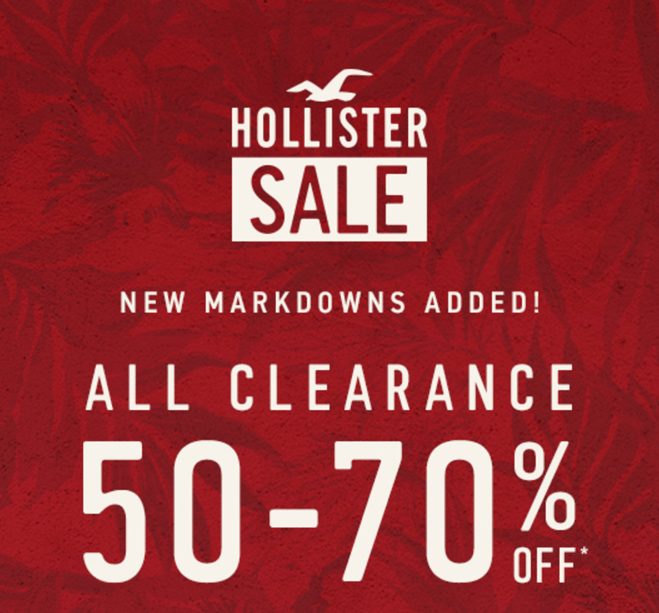 Hollister Canada Flash Sale: Save 50 