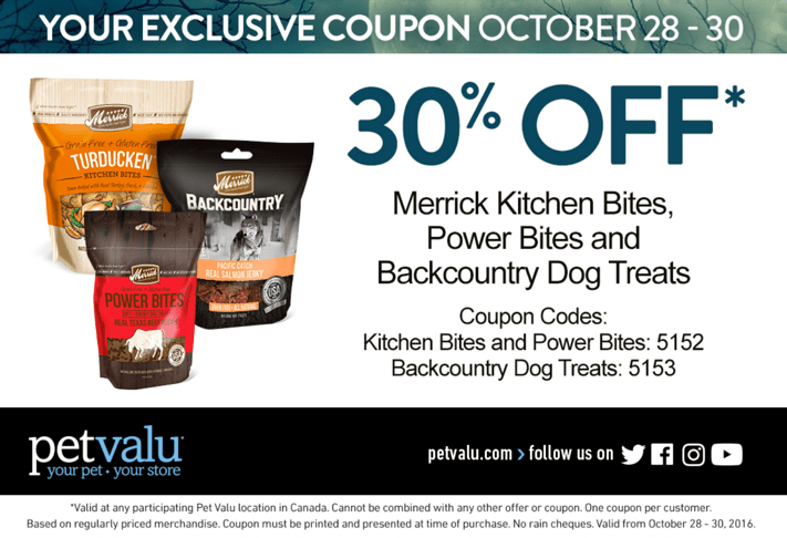 Pet Valu Canada Coupons Save 5 Off Merrick Lil Plates Bags 30