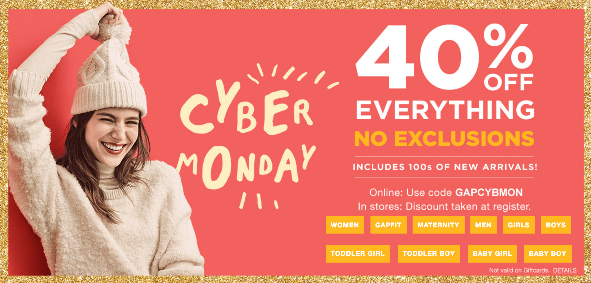 gap cyber monday deals