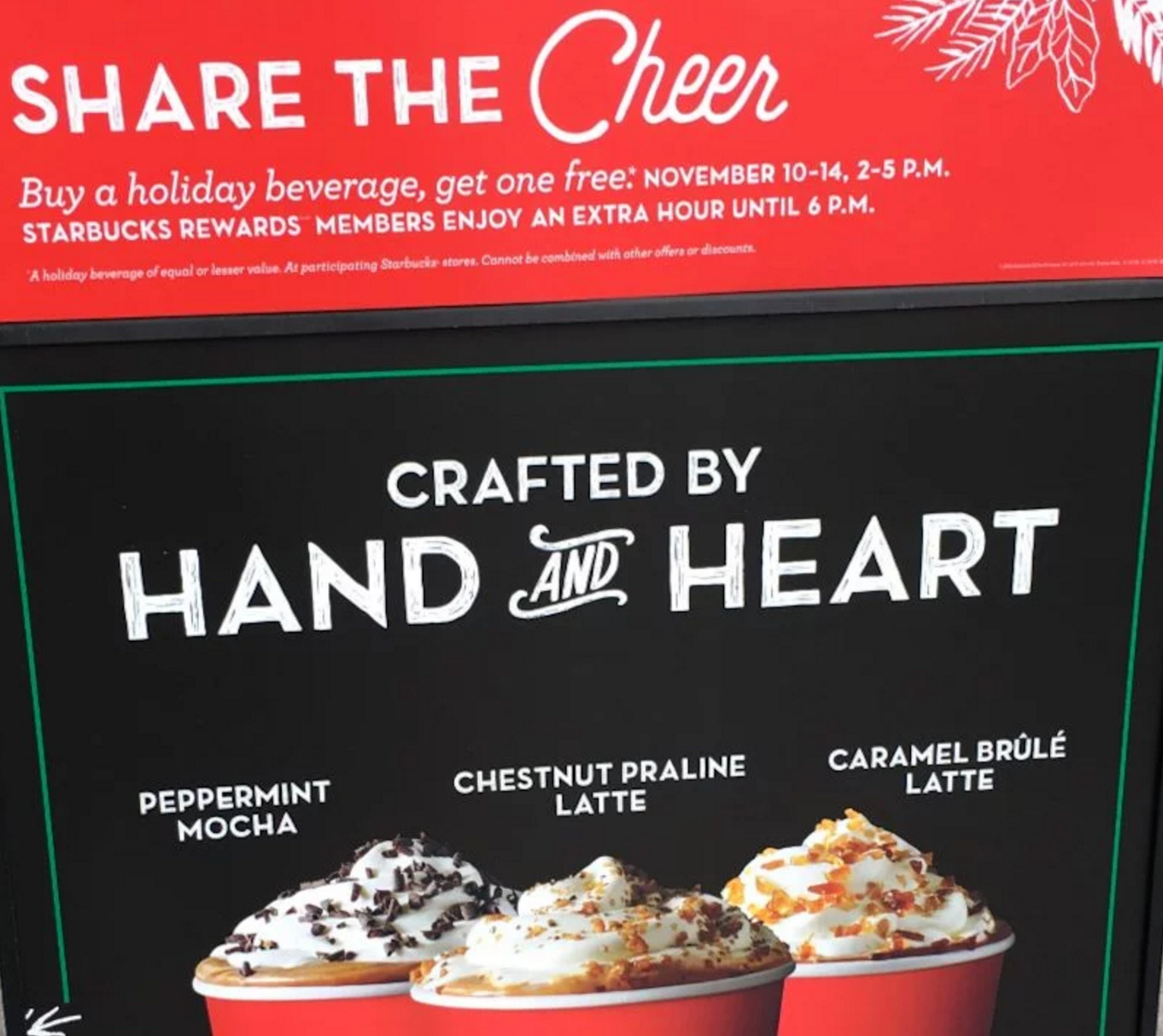 Starbucks Canada Share the Cheer Event: Buy a Holiday Beverage, Get One  FREE! - Canadian Freebies, Coupons, Deals, Bargains, Flyers, Contests Canada  Canadian Freebies, Coupons, Deals, Bargains, Flyers, Contests Canada