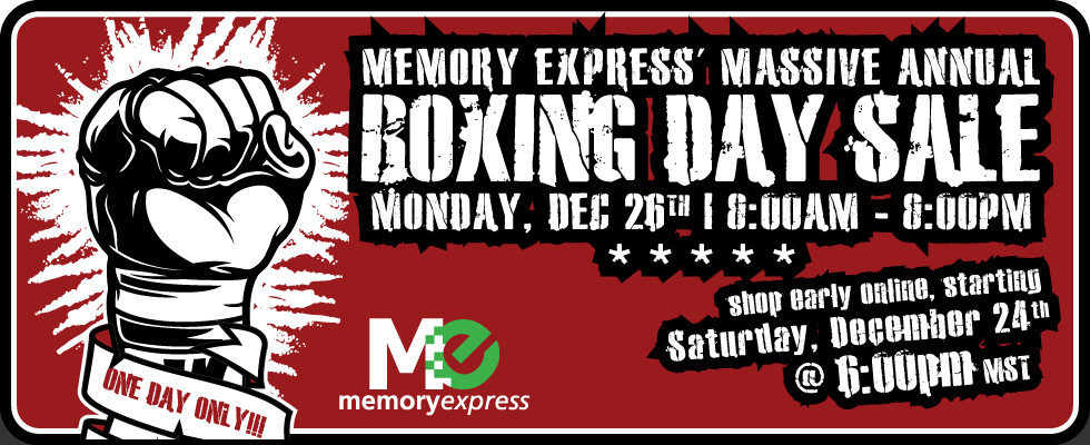 Memory Express Canada Boxing Day Sale 2016 | Canadian Freebies, Coupons