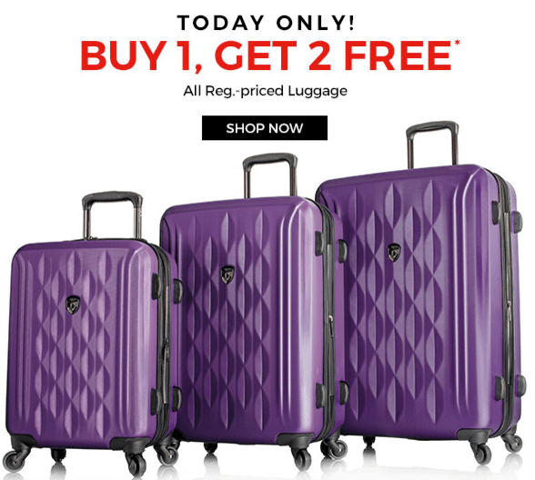 hudson bay luggage clearance