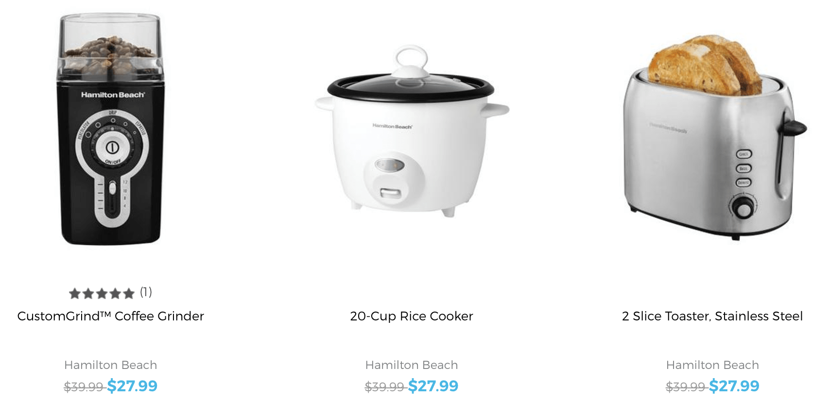 Does Sears sell small kitchen appliances?