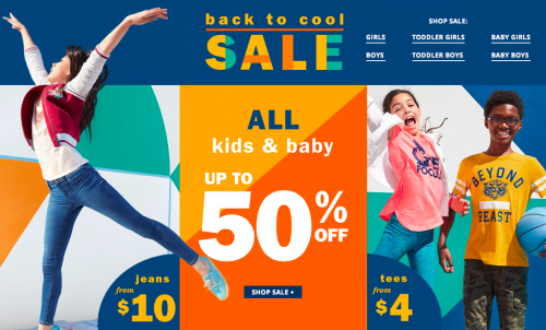 old navy clearance kids