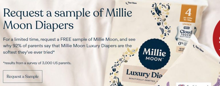 Millie Moon Canada Request A Free Sample Of Millie Moon Diapers