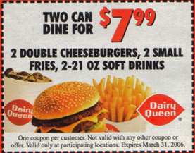 Dairy Queen Coupons 1