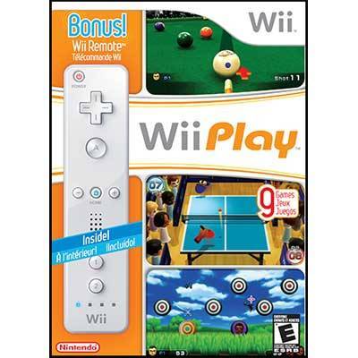 Wii Play + Bonus free Wii mote