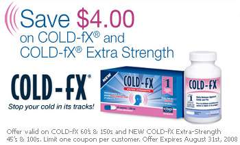 Canadian Coupons: Cold-FX $4 off