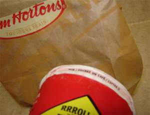 Tim Hortons Roll Up the Rim to Win - Day 2