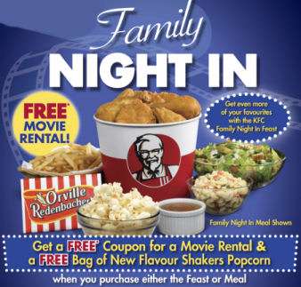 KFC Canada Family Night In Package | Canadian Freebies, Coupons, Deals, Bargains, Flyers ...