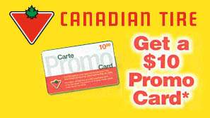 Canadian Tire: Spend $50, Save $10!