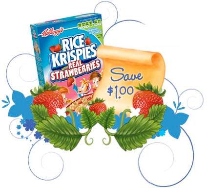 Kelloggâ€™s Canada: $1 off Rice Krispies w/ Strawberries