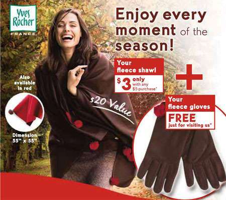 Yves Rocher Canada Free Flees Gloves